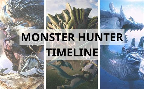 monster hunter timeline|More.